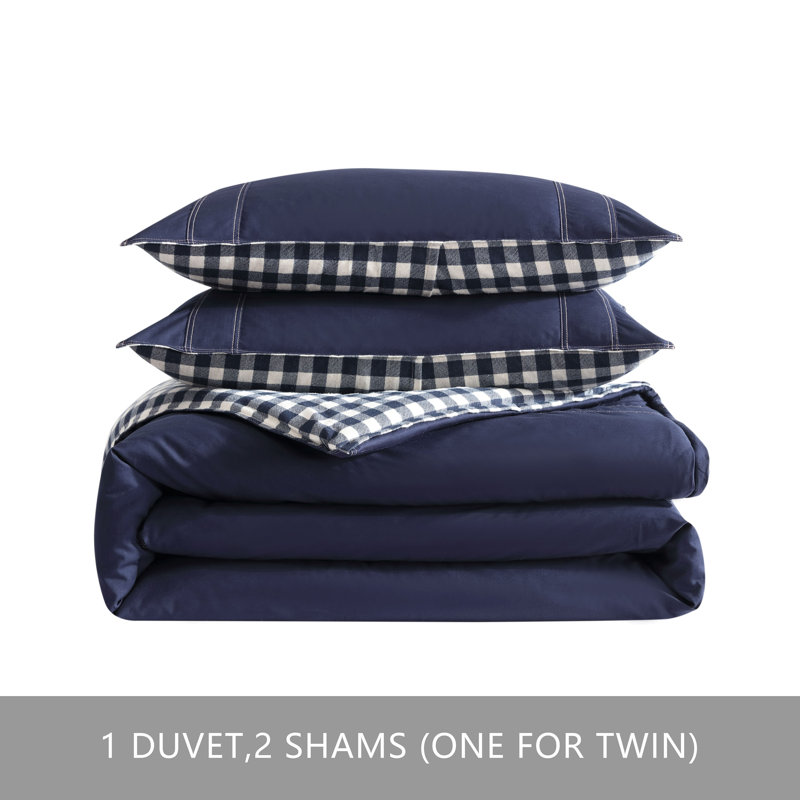 Eddie Bauer Kingston Reversible Duvet Cover Set & Reviews Wayfair